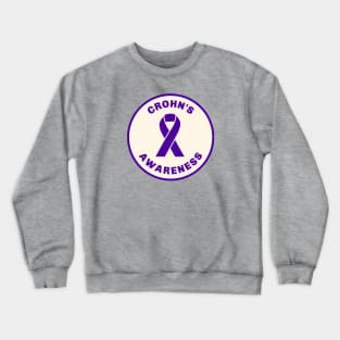 Crohn's Disease - Disability Awareness Crewneck Sweatshirt